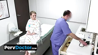 PervDoctor - Dispirited Young Patient Needs Doctor Oliver's Bosom Painkiller  For Will not hear of Pink Pussy